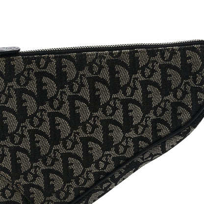 Christian Dior Monogram Mini Saddle Pochette Black 8 of 10
