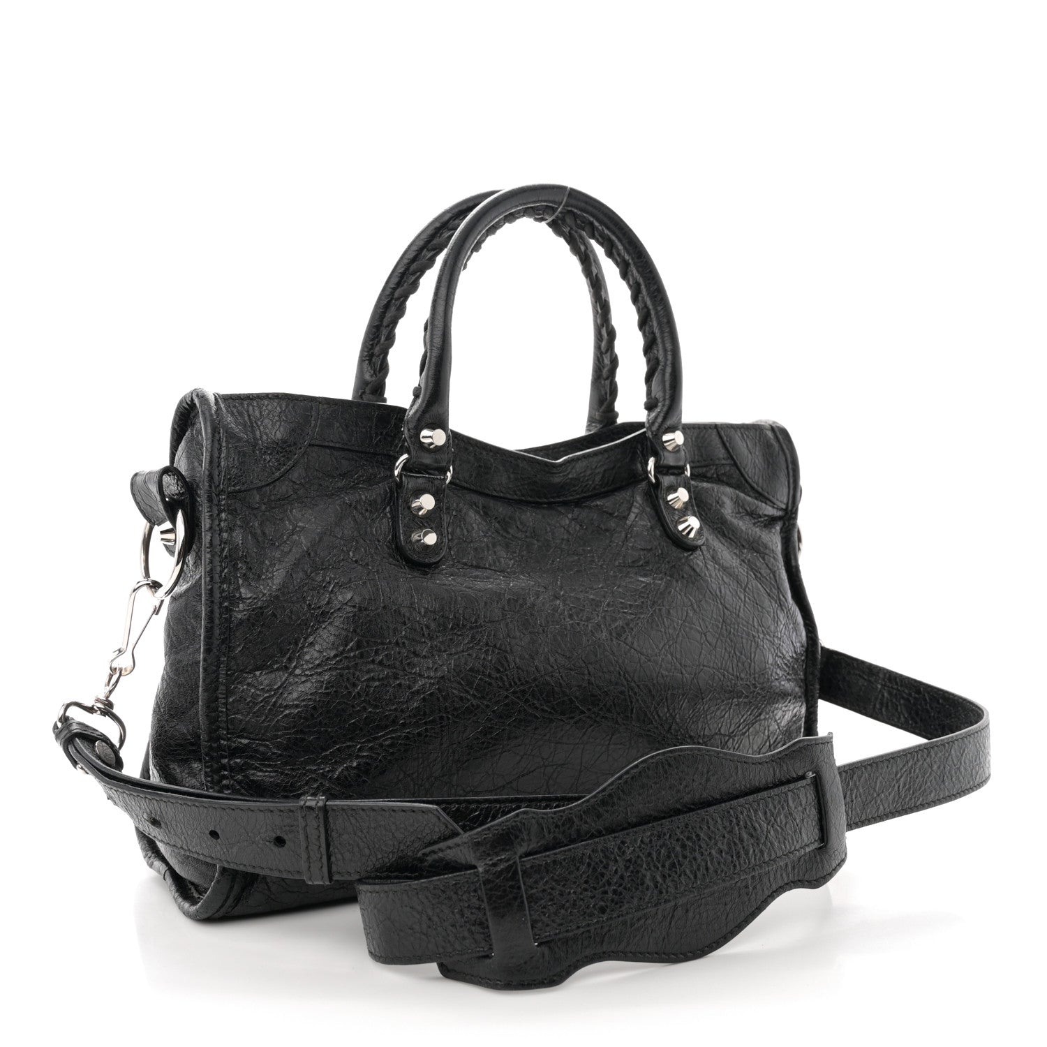 Balenciaga Agneau Classic Silver Hardware S City Black 3 of 10