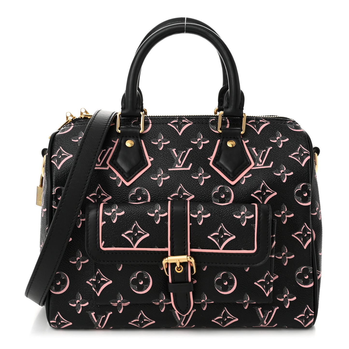 Monogram Fall for You Speedy Bandouliere 25 Black