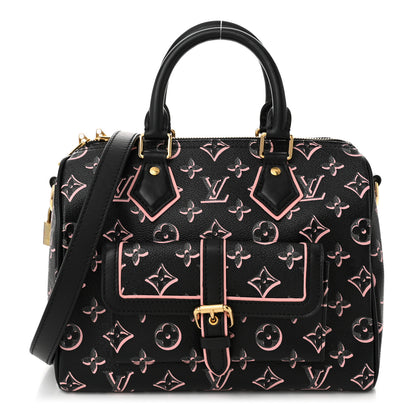 Louis Vuitton Monogram Fall for You Speedy Bandouliere 25 Black 1 of 9