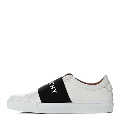 Givenchy Calfskin Band Logo Womens Urban Street Sneakers 40 White Black 1 of 9
