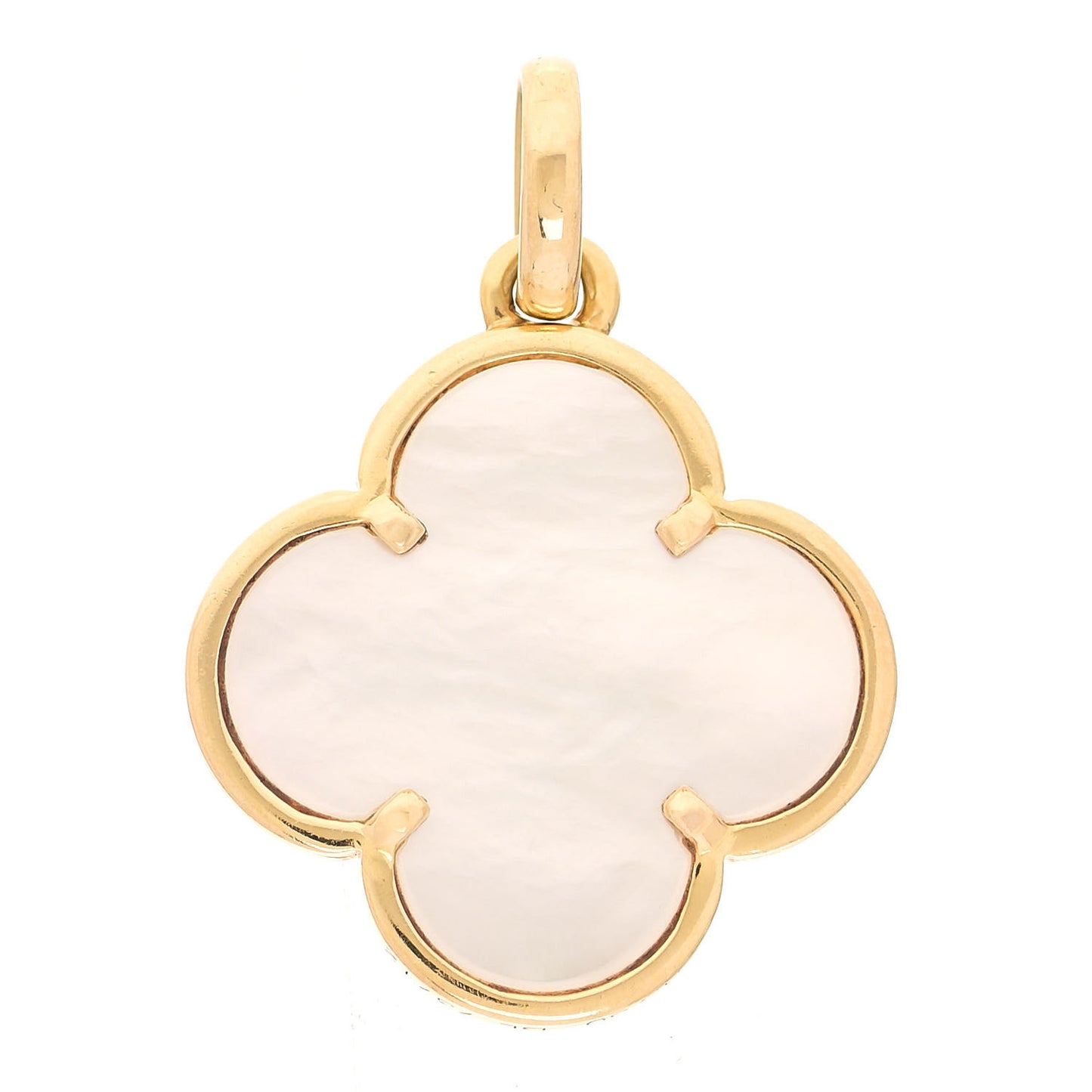 18K Yellow Gold Mother of Pearl Magic Alhambra Pendant