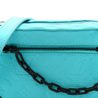Louis Vuitton Taurillon Monogram Mini Soft Trunk Turquoise 7 of 9