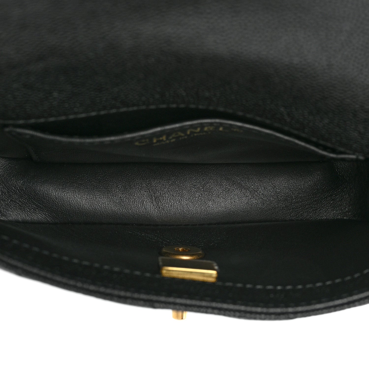 Chanel Caviar Quilted Mini Sweetheart Rectangular Flap Black 5 of 9
