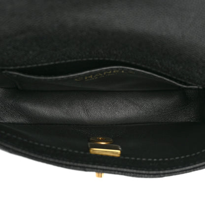 Chanel Caviar Quilted Mini Sweetheart Rectangular Flap Black 5 of 9