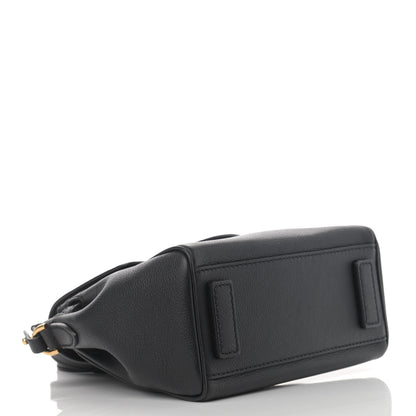 Versace Grained Calfskin Small La Medusa Top Handle Bag Black 4 of 13