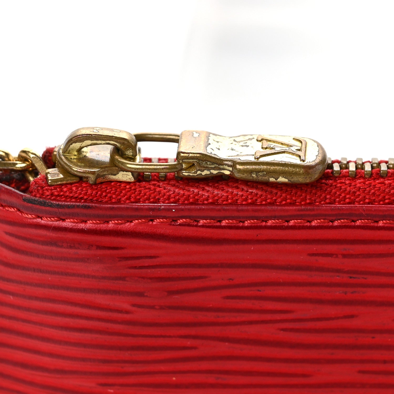 Louis Vuitton Epi Key Pouch Castillan Red 7 of 8