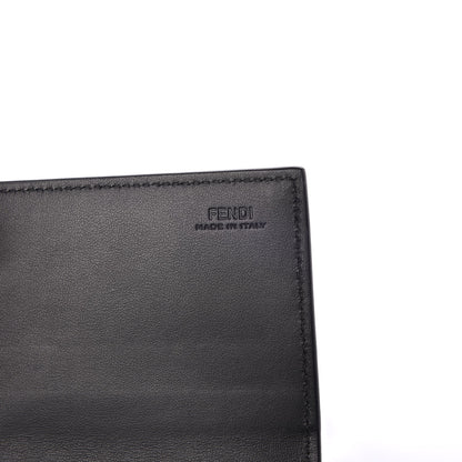 Fendi Vitello Liberty Century Lucido By The Way Continental Wallet On Chain Black 6 of 9