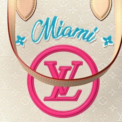 Louis Vuitton Jacquard Monogram Miami Onthego GM 7 of 9