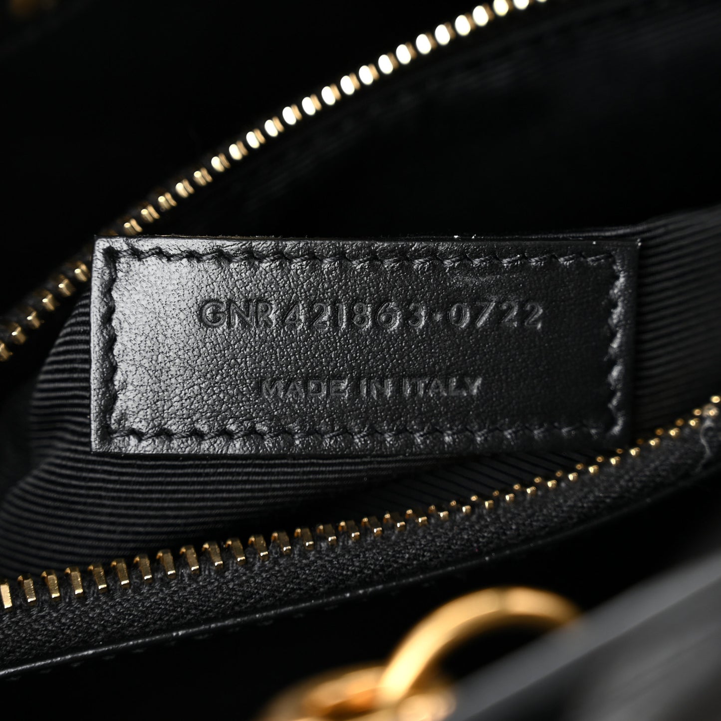 Calfskin Crocodile Embossed Baby Sac De Jour Black