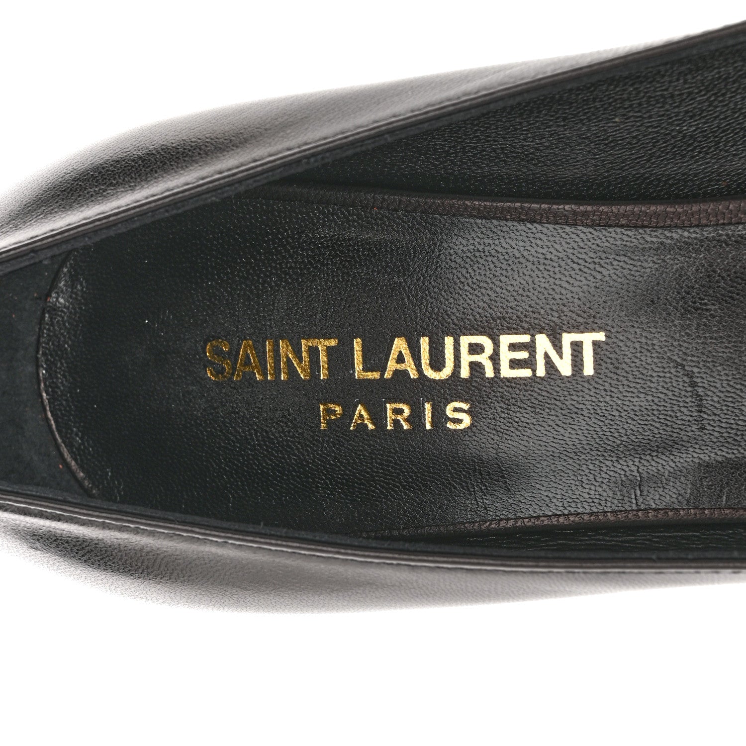 Saint Laurent Calfskin Anja 85 Pumps 36 Black 7 of 10