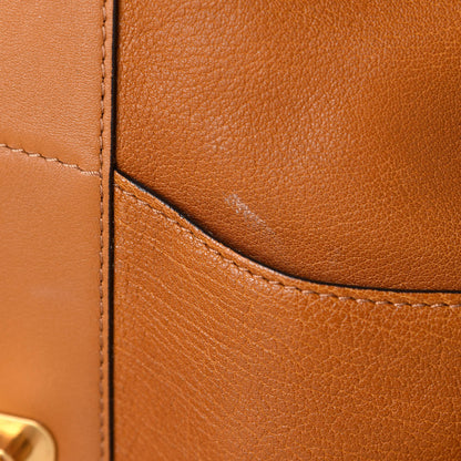 Chloe Grained Lambskin Medium Lexa Shoulder Bag Mustard Brown 11 of 13