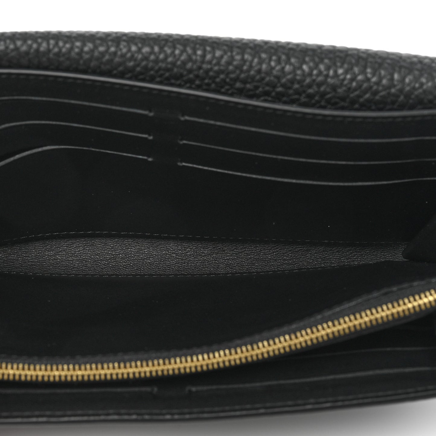 Taurillon Embellished Capucines Long Wallet Black