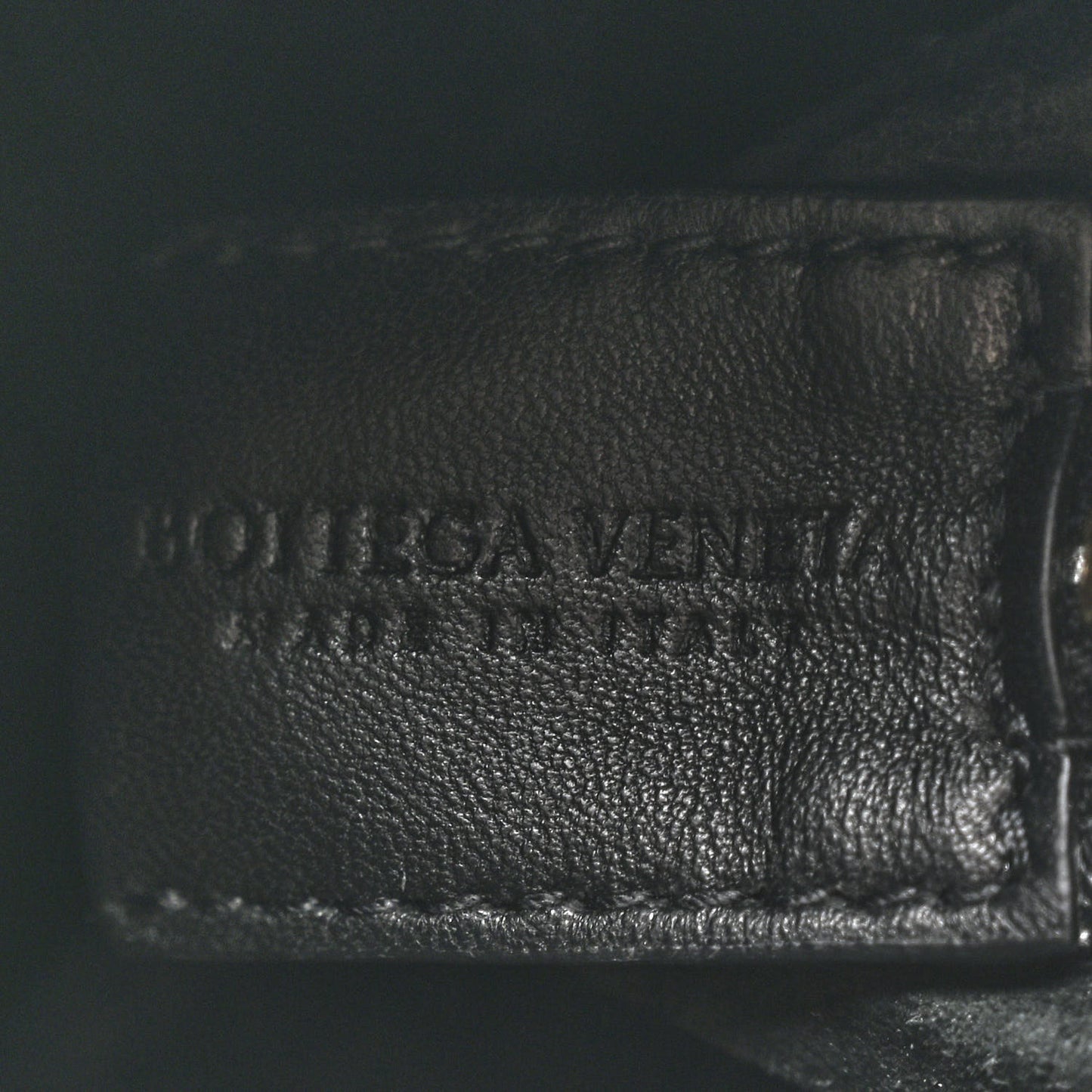 Nappa Intrecciato Mini Loop Camera Bag Black