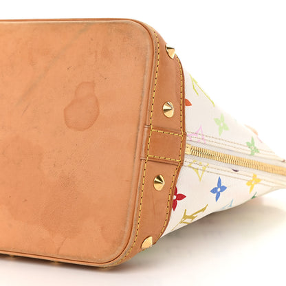 Louis Vuitton Monogram Multicolor Alma White 9 of 12