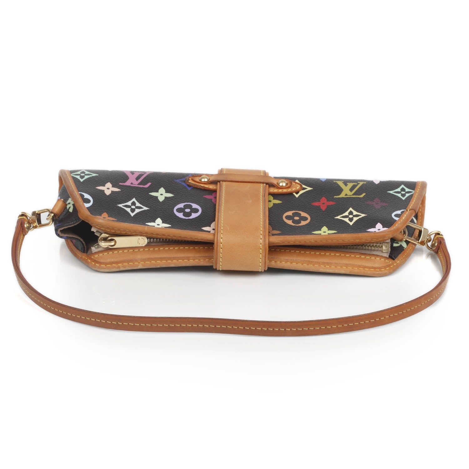 Louis Vuitton Monogram Multicolor Shirley Black 4 of 10