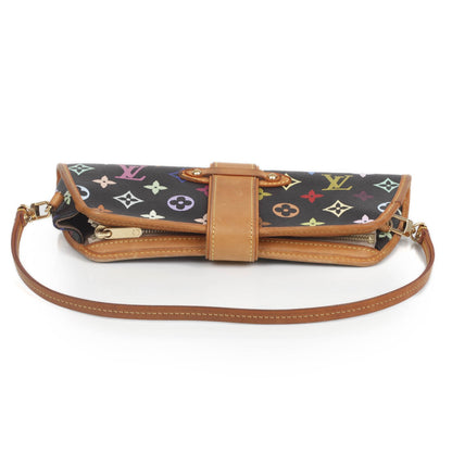 Louis Vuitton Monogram Multicolor Shirley Black 4 of 10