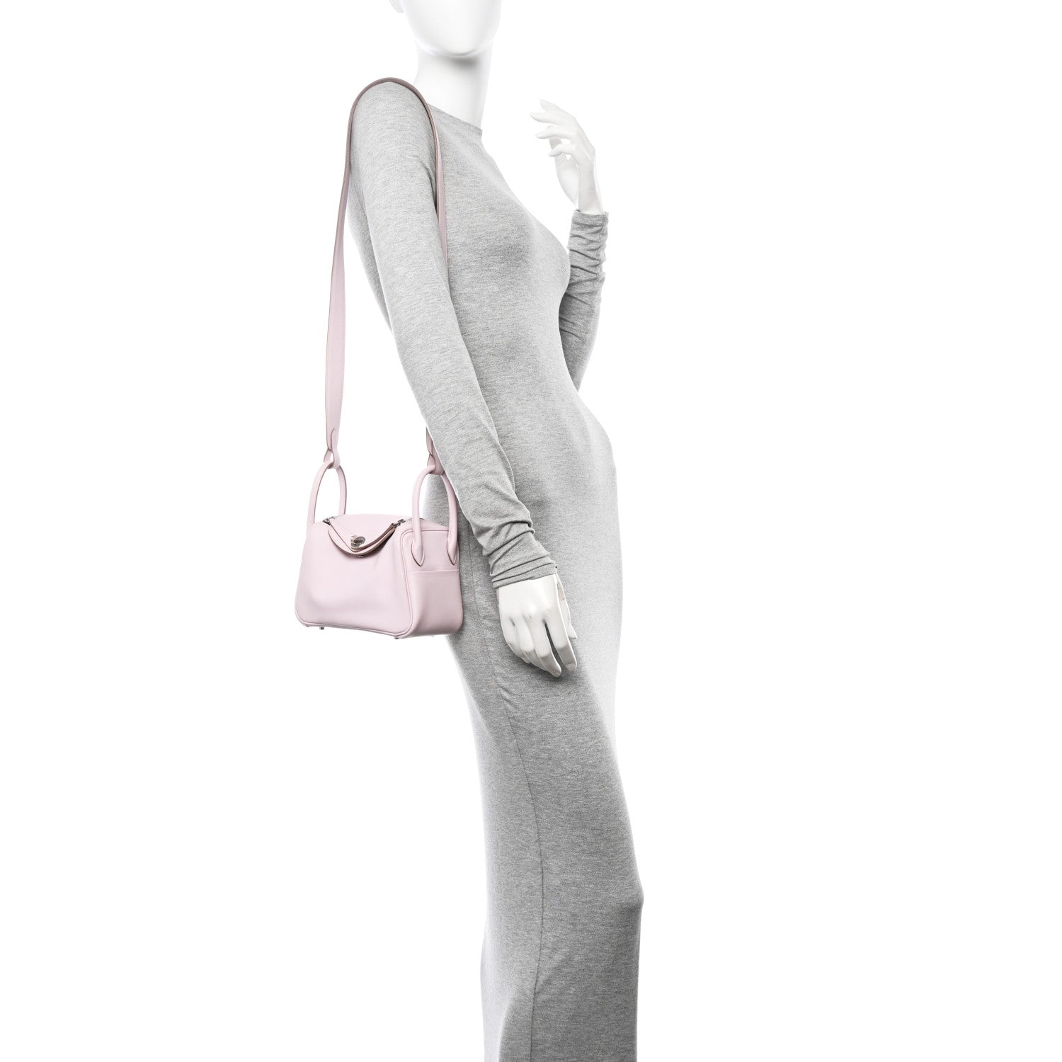 Hermes Swift Verso Mini Lindy 20 Mauve Pale Gold 2 of 10