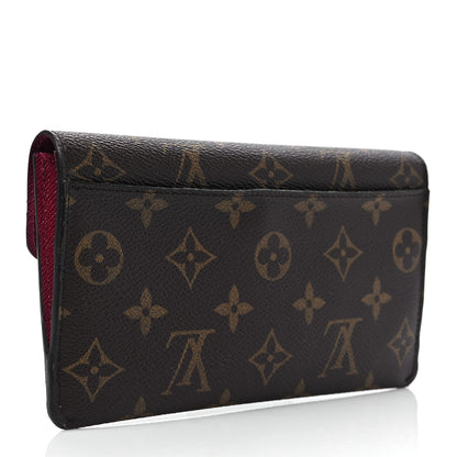 Louis Vuitton Monogram Jeanne Wallet Fuchsia 4 of 9