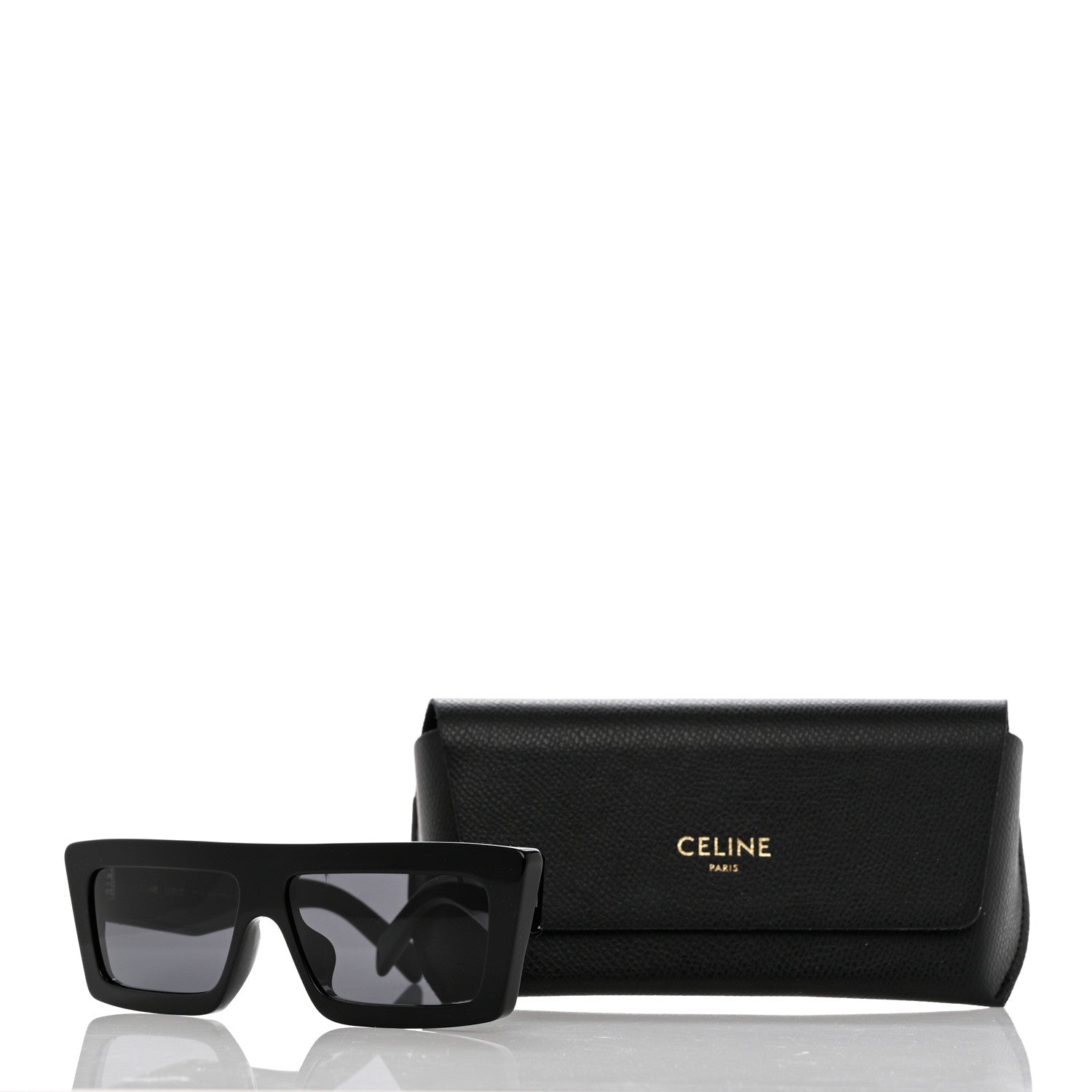 Celine Acetate Monochroms 02 Square Sunglasses CL40214U Black 7 of 7