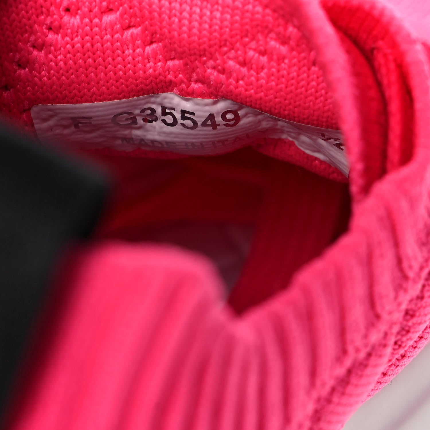 Chanel Mixed Fibers Quilted Womens CC Sneakers 35.5 Bright Pink 7 of 8