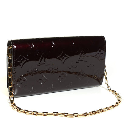 Louis Vuitton Vernis Chain Wallet Amarante 3 of 8