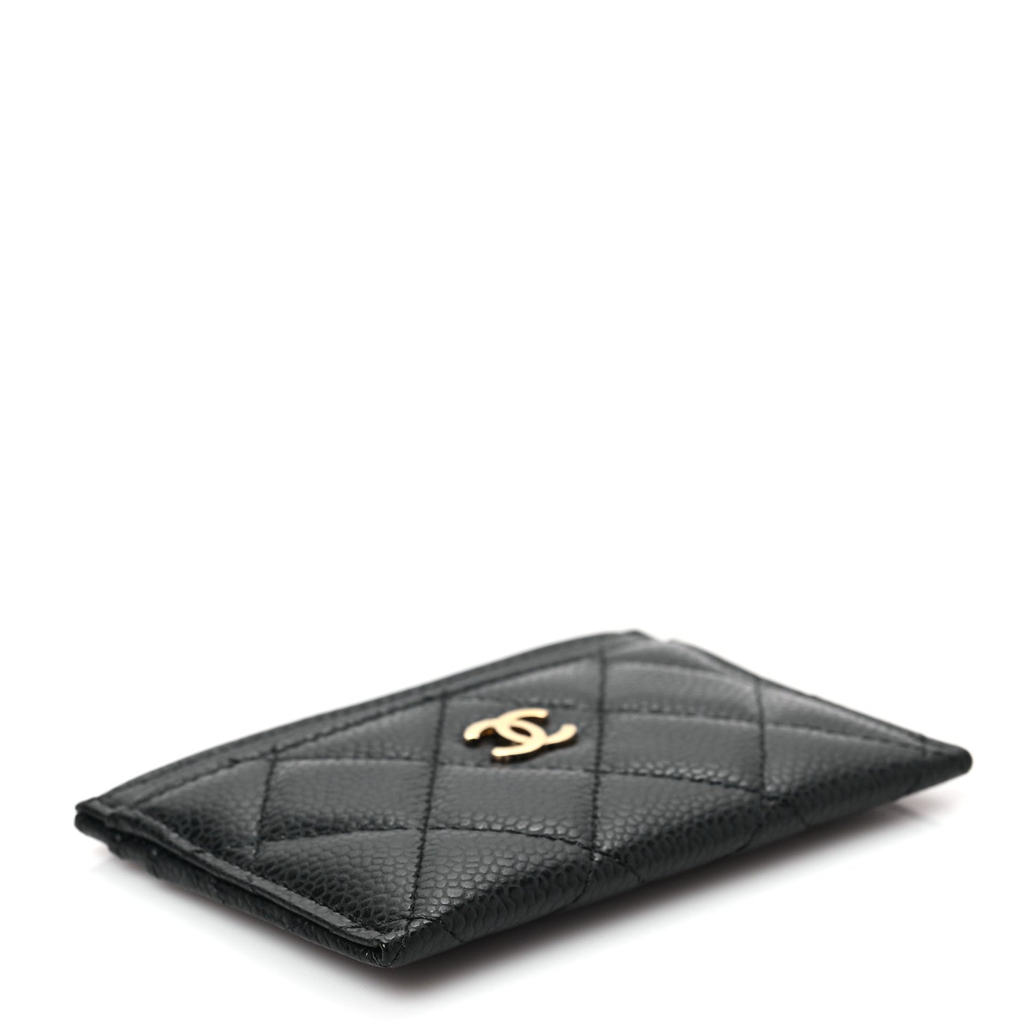 Chanel Caviar Quilted Card Holder Black 4 of 9