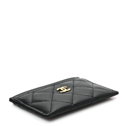 Chanel Caviar Quilted Card Holder Black 4 of 9
