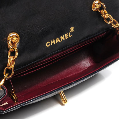 Chanel Lambskin Quilted Mini Flap Navy 5 of 8