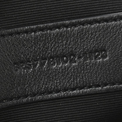 Saint Laurent Lambskin Quilted Mini Square Pouch Black 7 of 8