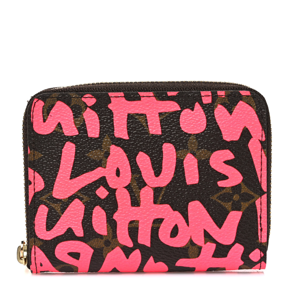Monogram Graffiti Zippy Coin Purse Fuchsia