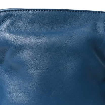 Loewe Nappa Mini Flamenco Knot Clutch Abyss Blue 7 of 9