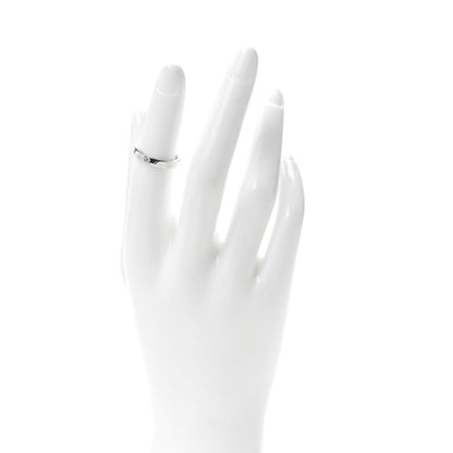 Cartier Platinum Diamond 3mm C De Cartier Wedding Band Ring 49 4.75 2 of 5