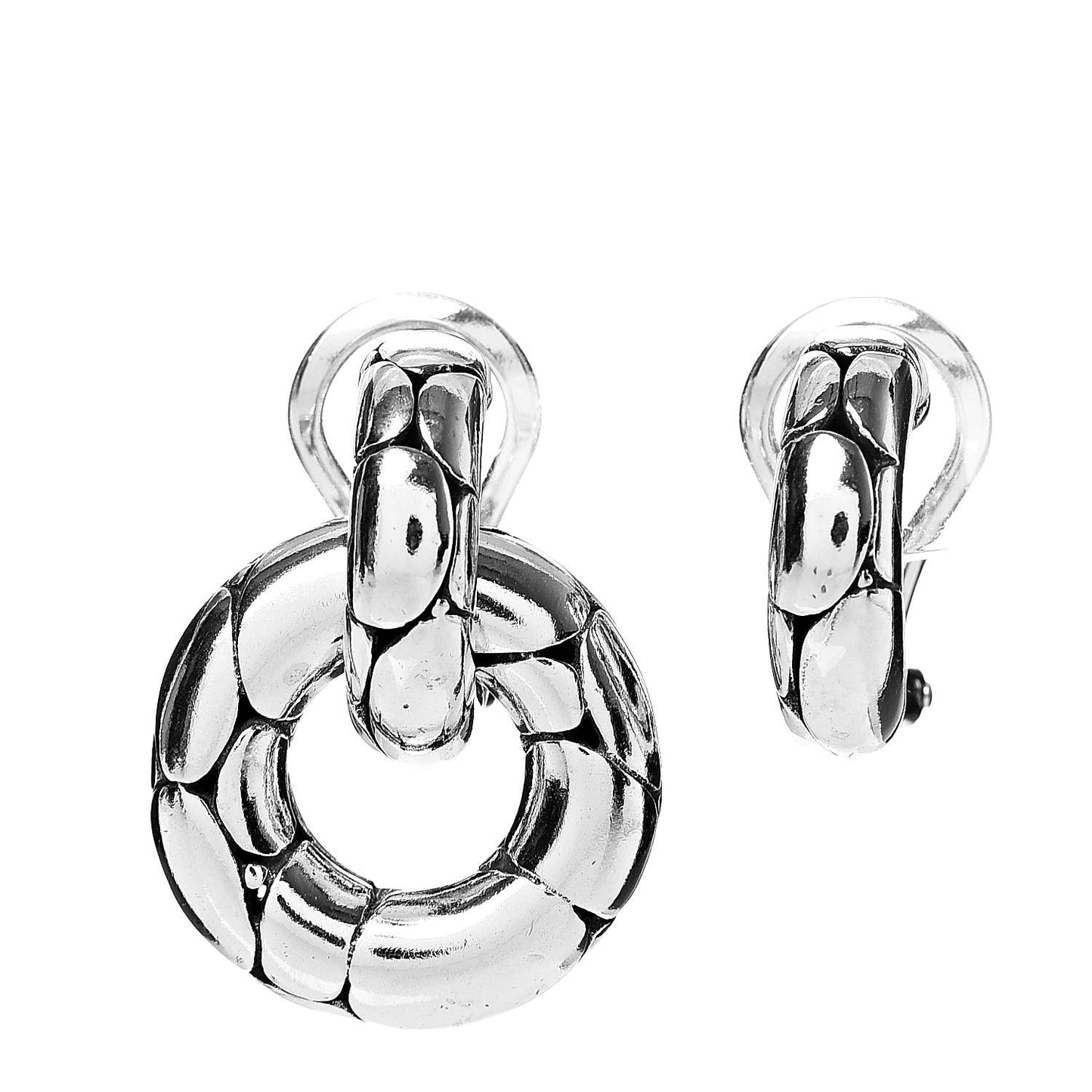 Sterling Silver Kali Door Knocker Earrings