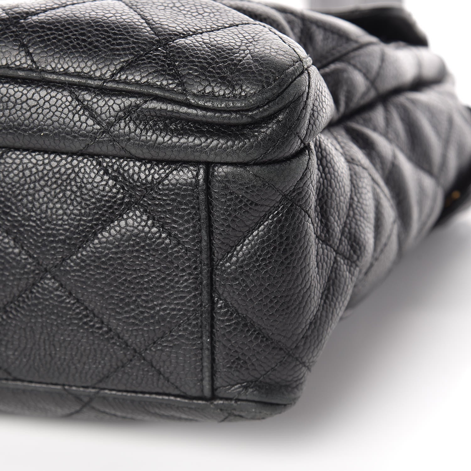 Chanel Caviar Quilted Flap Shoulder Bag Black 10 of 14