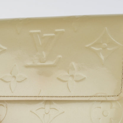 Louis Vuitton Vernis Elise Wallet Blanc Corail 9 of 10