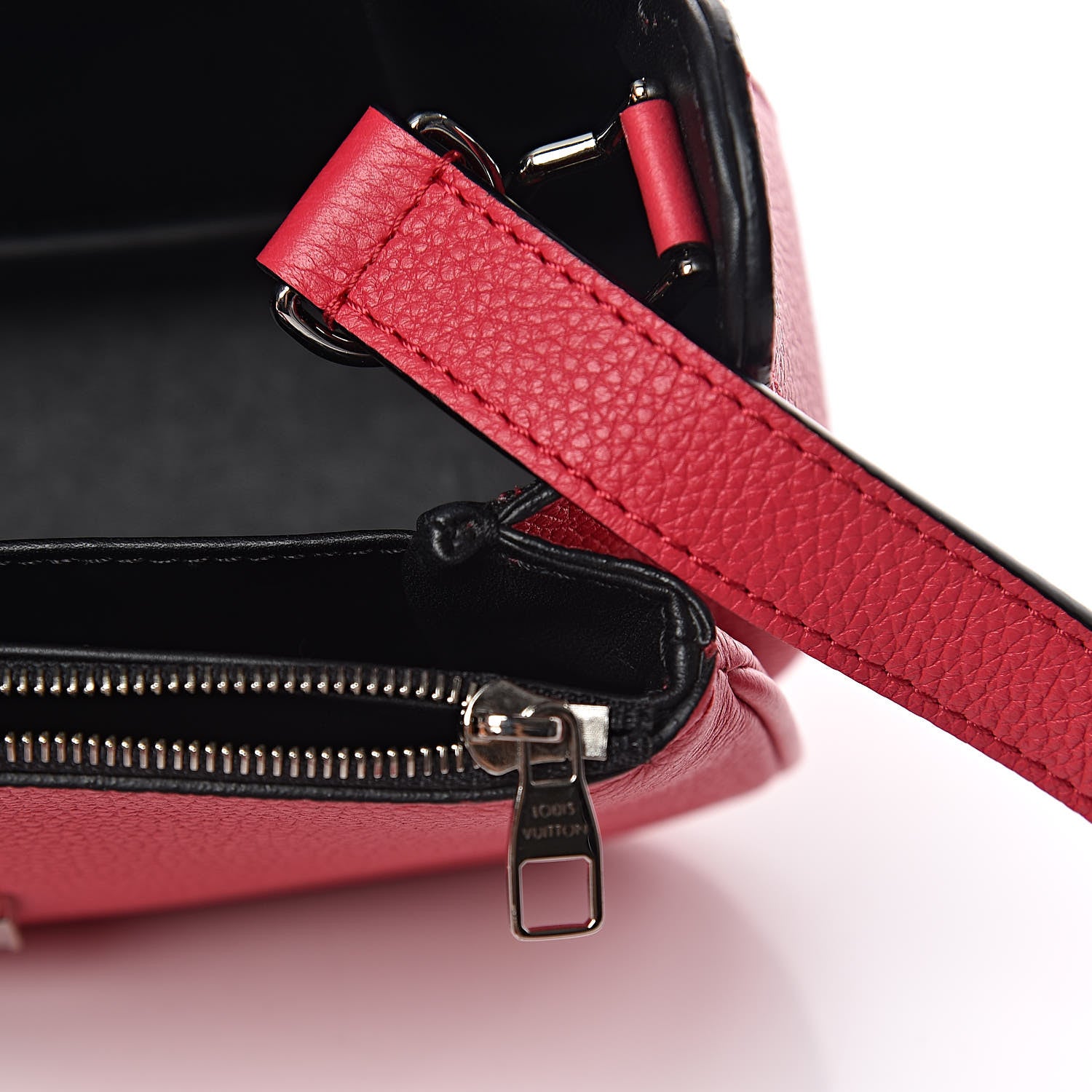 Louis Vuitton Grained Calfskin Vivienne NM Framboise 10 of 14
