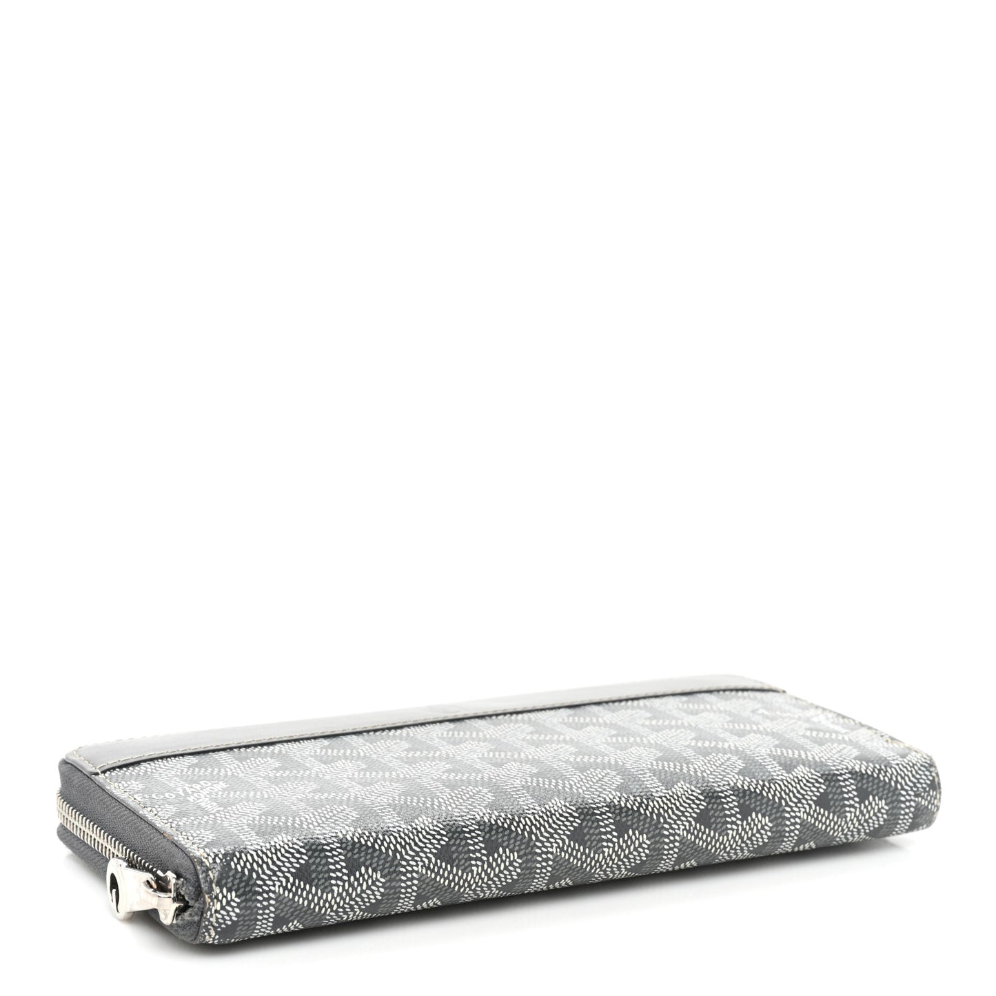 Goyardine Matignon Zip Around GM Wallet Grey