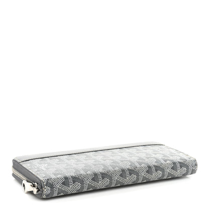 Goyard Goyardine Matignon Zip Around GM Wallet Grey 4 of 20