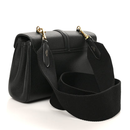 Celine Grained Calfskin Teen Soft 16 Shoulder Bag Black 3 of 9
