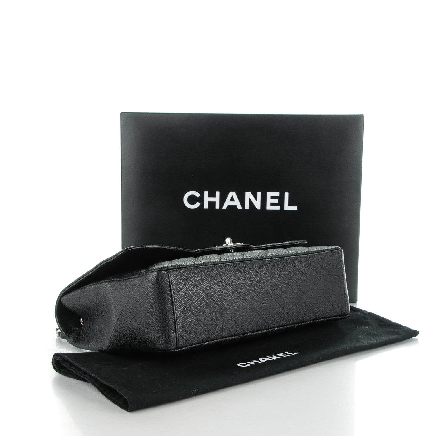 Chanel Caviar Quilted Maxi Single Flap Black 4 of 8