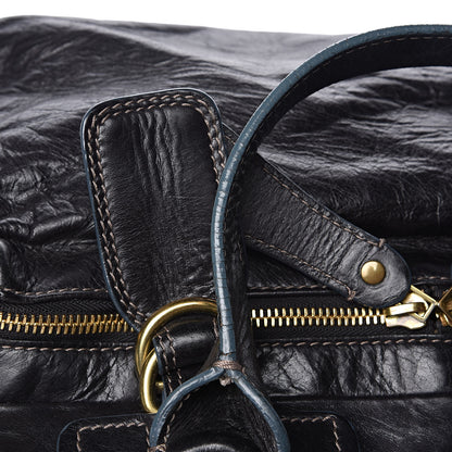 Chloe Calfskin Quilted Large Bay Tote Black 9 of 11