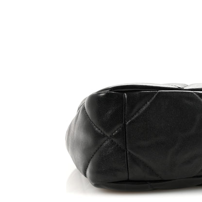 Chanel Lambskin Quilted Medium Chanel 19 Flap Black 9 of 10