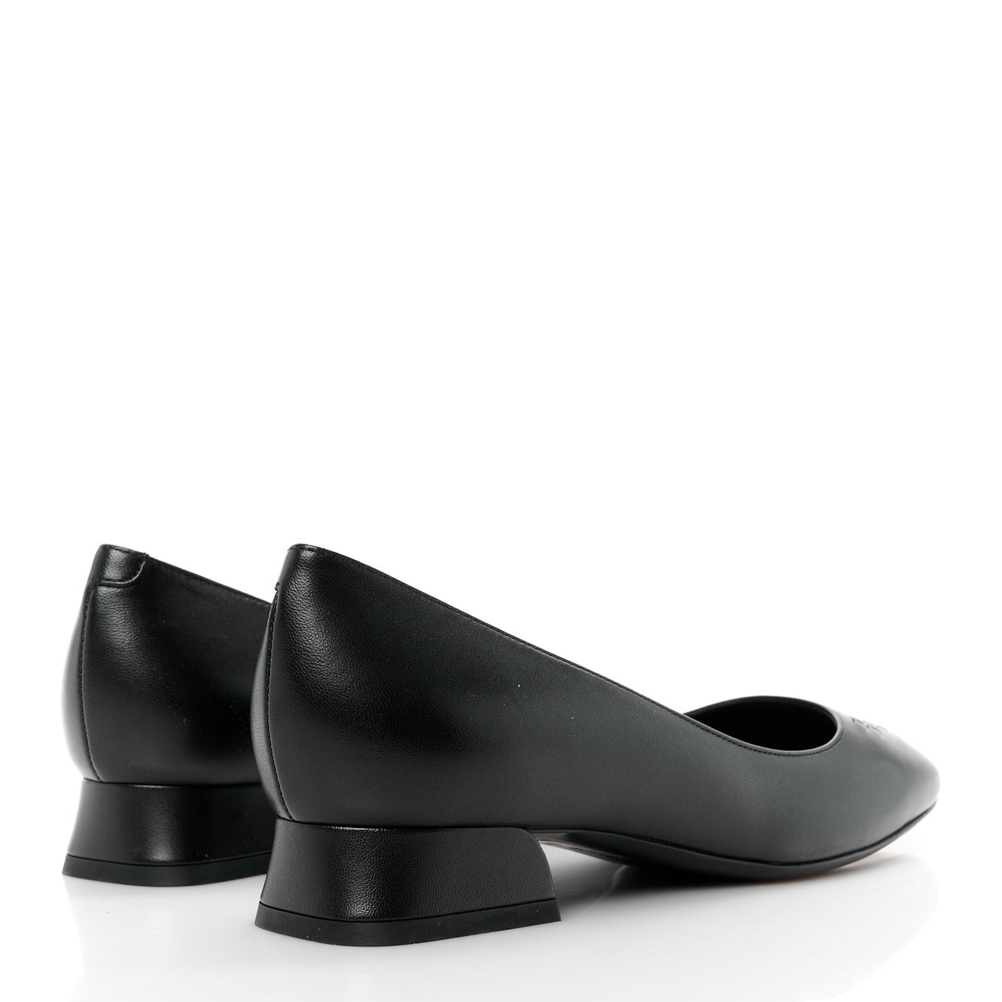 Nappa Intrecciato Pumps 37 Black