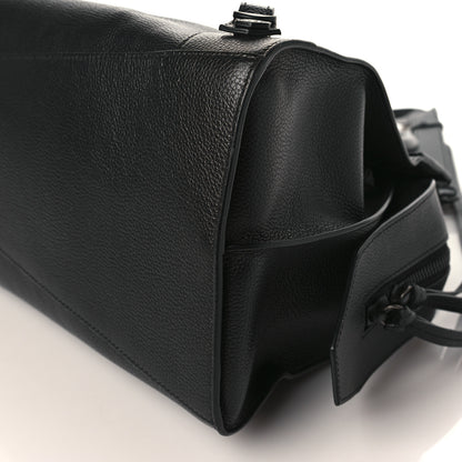 Balenciaga Grained Calfskin Neo Classic Black Hardware Medium City Black 9 of 10