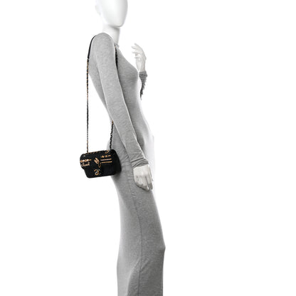 Chanel Lambskin Quilted Mini Coco Clips Single Flap Black 2 of 11