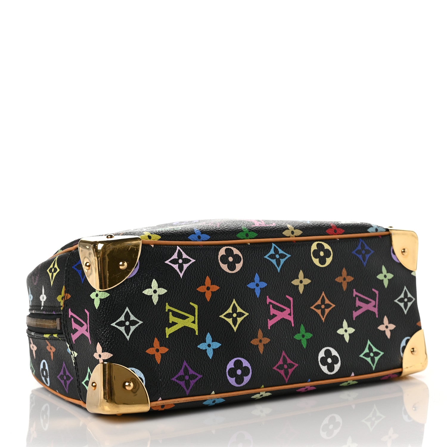 Louis Vuitton Monogram Multicolor Trouville Black 4 of 8