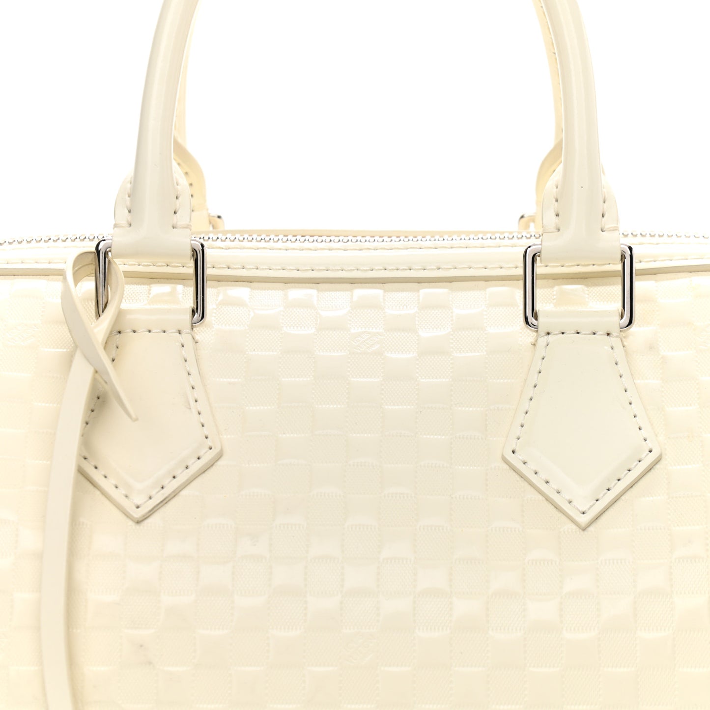 Damier Facette Speedy Cube MM Creme