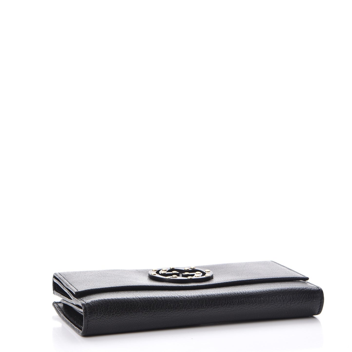 Calfskin Blondie Continental Wallet Black