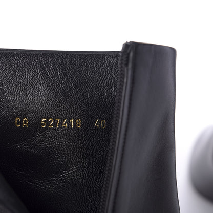 Saint Laurent Nappa Vendome Loulou Ankle Zip Boot 40 Black 8 of 9